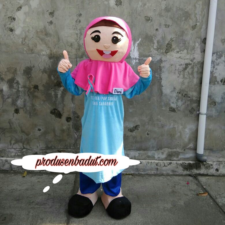 Produsen Badut Maskot Aisyiyah Muhammadiyah untuk Kampanye Kanker Rahim