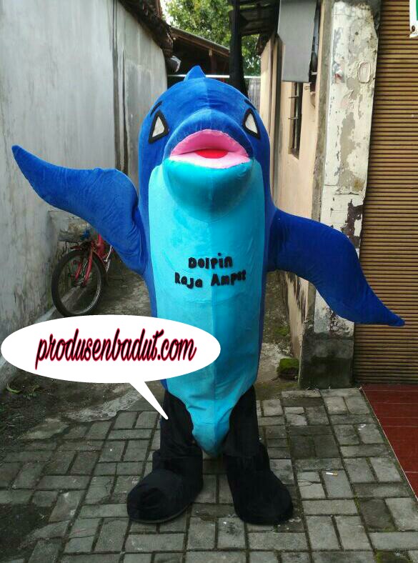Produsen Badut Maskot Promosi Dolphin Raja Ampat