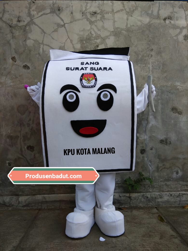 Pembuat Badut KPU Kota Malang Pemilu Serentak 2019
