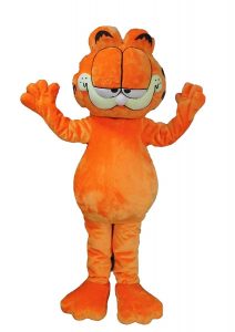 Kostum Badut Garfield Cat Lucu