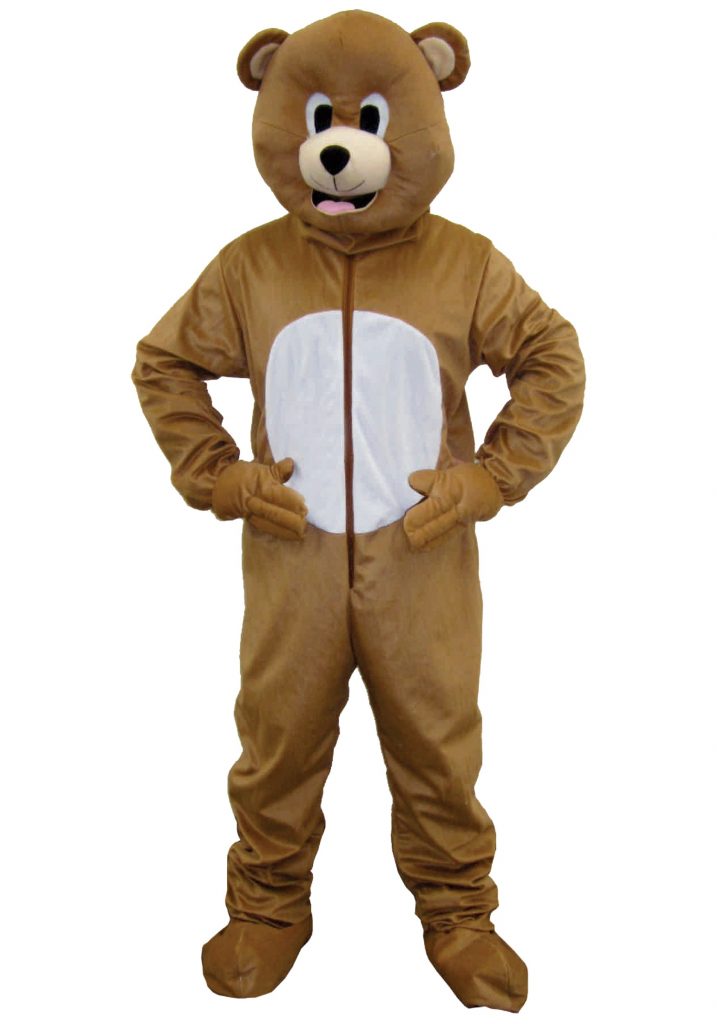 Kostum Badut Brown Bear Lucu