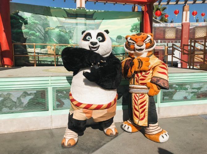 Kostum Badut Kungfu Panda