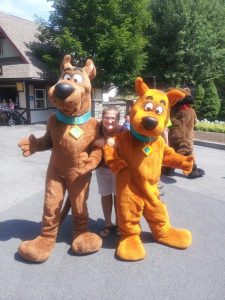 Kostum Badut Anjing Scooby Doo untuk Branding