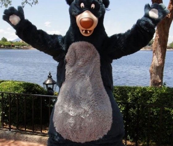 Kostum Badut Baloo si Beruang