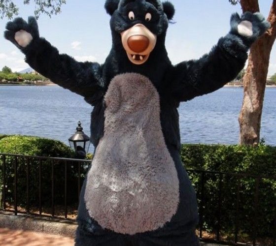 Kostum Badut Baloo si Beruang