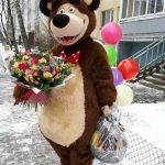 Kostum Badut Beruang Serial Masha & The Bear