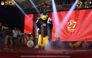 Kostum Badut Maskot Bang Pipin KPU Rembang