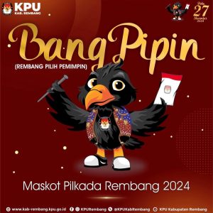 Kostum Badut Maskot Bang Pipin KPU Rembang