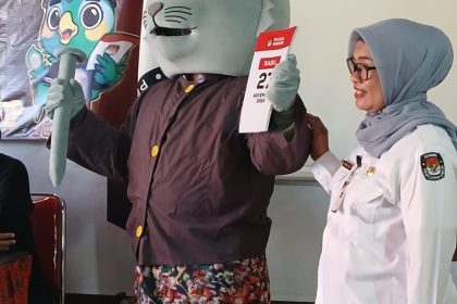 Kostum Badut Si Busok KPU Sumenep