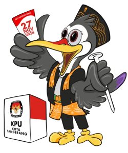 Kostum Badut Si Suta KPU Kota Tangerang