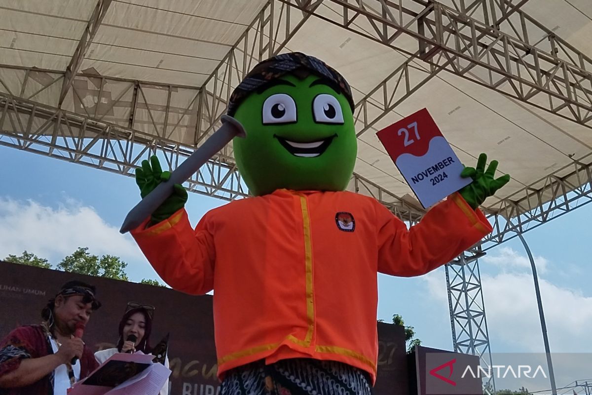 Pengrajin Badut Si Brayo KPU Kabupaten Demak | jateng.antaranews.com | ProdusenBadut.com