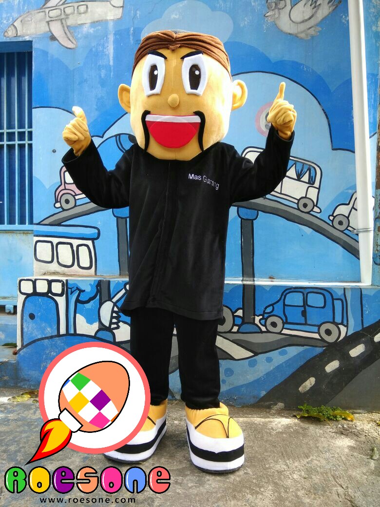 Pengrajin Badut Mas Garang, Maskot Angkringan Custom | roesone.com | produsenbadut.com