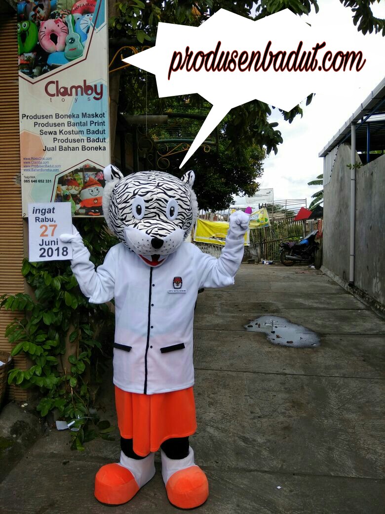 Produsen Badut Maskot Maskot Macan Putih Kediri Jawa Timur