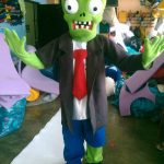 Pembuat Badut Maskot Halloween Karakter Zombie