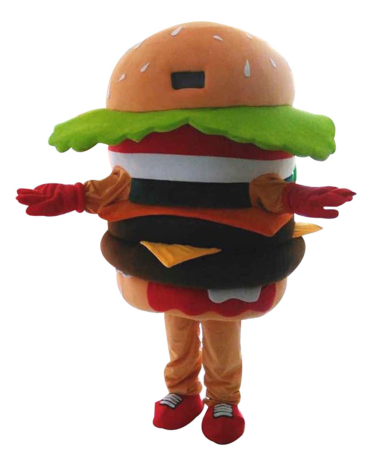 Kostum Badut Hamburger Murah untuk Promosi