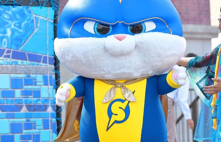 Kostum Badut Capten SnowBall Si Kelinci