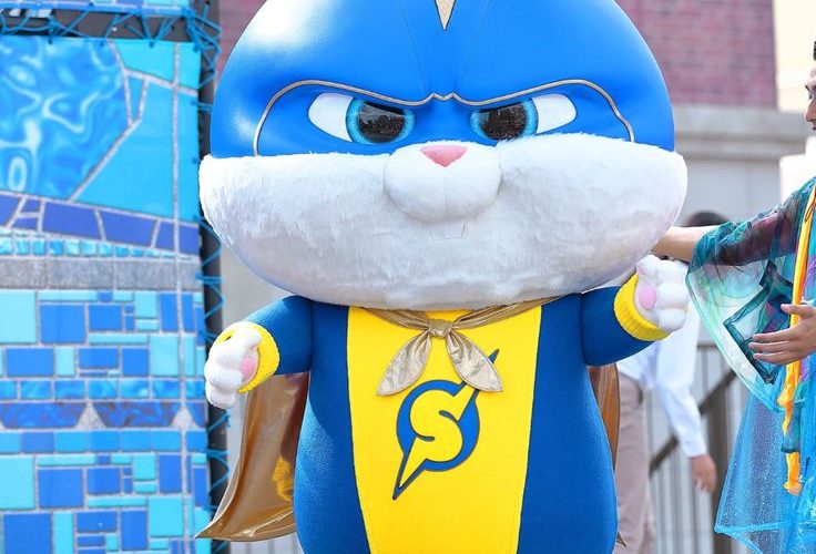 Kostum Badut Capten SnowBall Si Kelinci