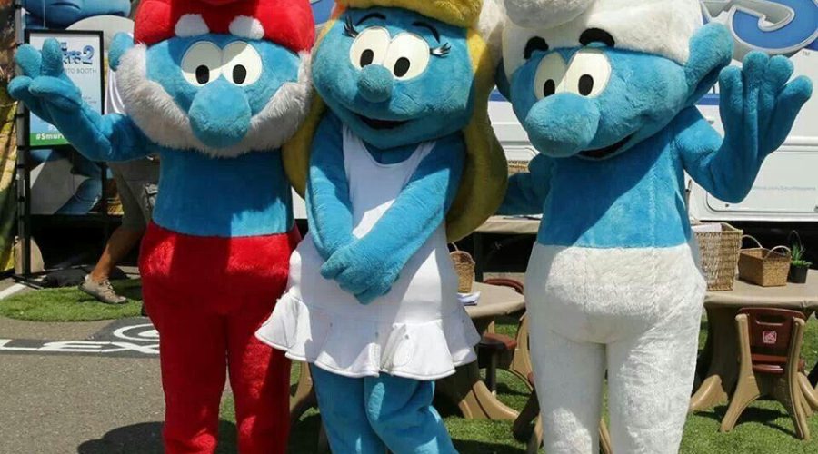 Kostum Badut Papa Smurf untuk Event Besar