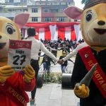 Kostum Badut Maskot Kang Daru & Teh Dara KPU Kota Bogor