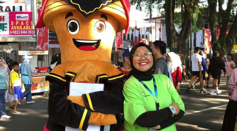 Kostum Badut Maskot Si Caro KPU Sumatera Barat