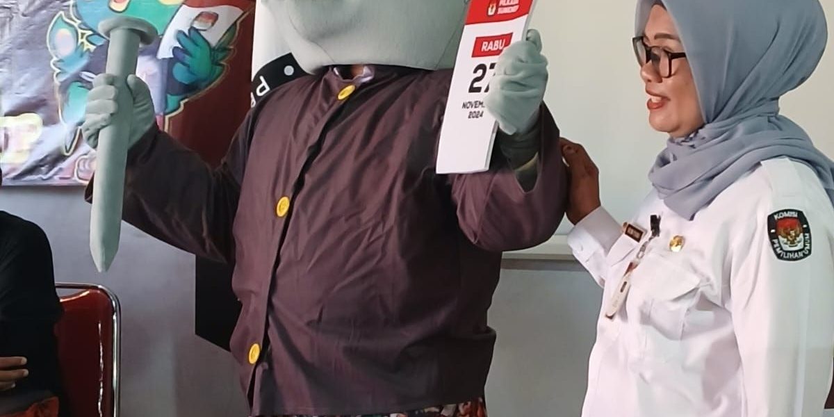 Kostum Badut Si Busok KPU Sumenep