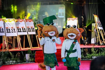 Kostum Badut Si Putra & Si Putri Meranti