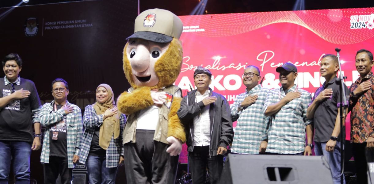 Kostum Badut Si Kantan KPU Kalimantan Utara