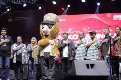 Kostum Badut Si Kantan KPU Kalimantan Utara