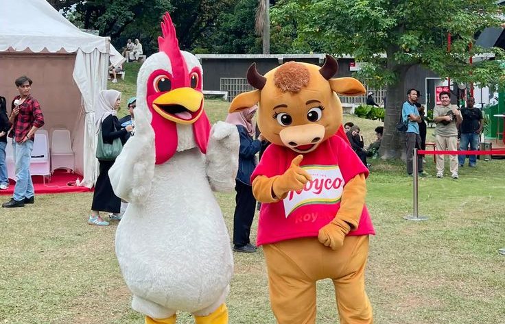 Produsen Badut Maskot Royco Ayam dan Sapi untuk Event Besar