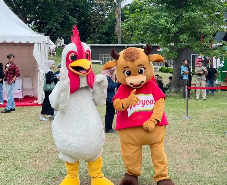 Produsen Badut Maskot Royco Ayam dan Sapi untuk Event Besar